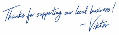 Handwritten Thanks